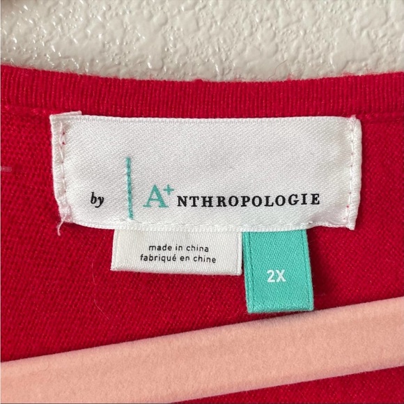 EUC Anthropologie 2X Ribbed Dolman Sweater - Picture 5 of 6